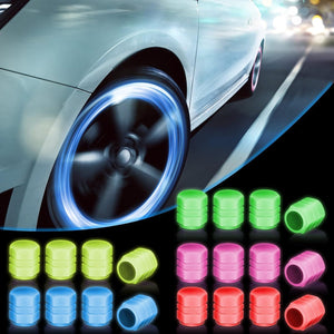 Car luminous tire valve cap
