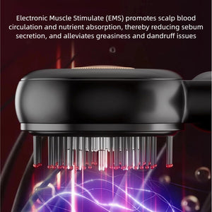 Scalp Massager Brush (Red)