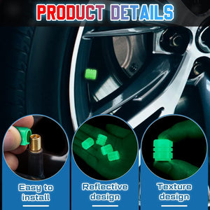 Car luminous tire valve cap