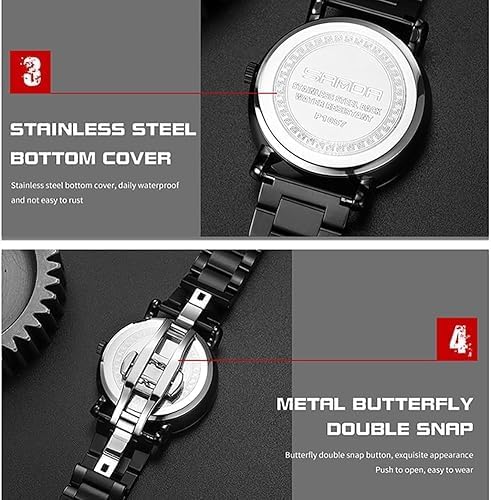 Men's Creative 3D Car Wheel Rotating Wrist Watch