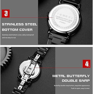Men's Creative 3D Car Wheel Rotating Wrist Watch