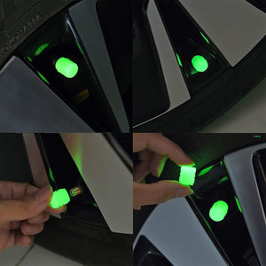 Car luminous tire valve cap
