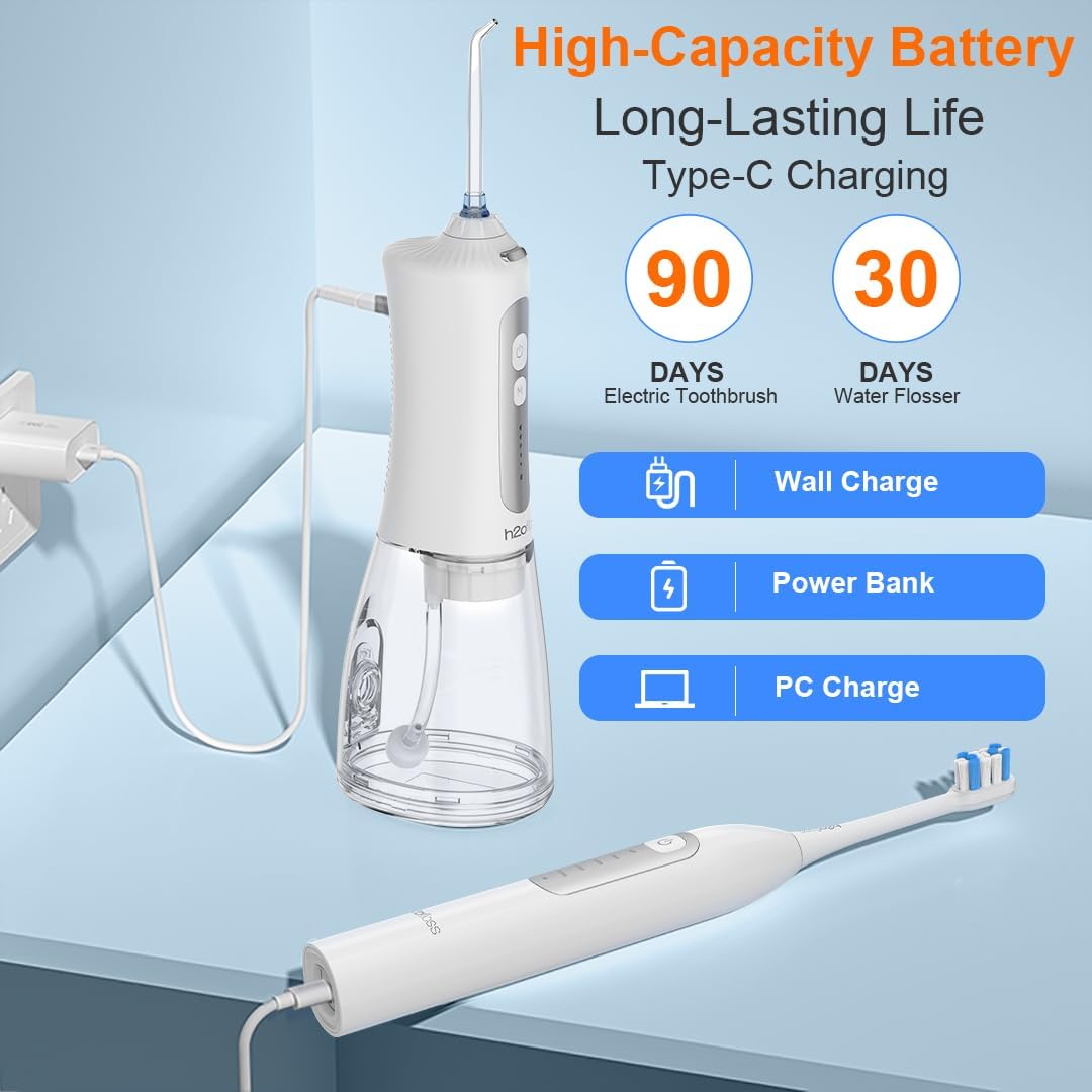 2 in 1 Oral Irrigator جهاز الري الفموي