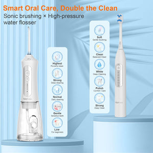 2 in 1 Oral Irrigator جهاز الري الفموي