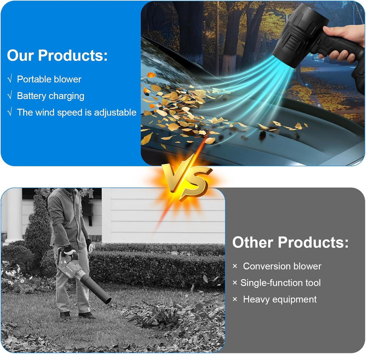 Jet Blower with Charger & 2 x Battery