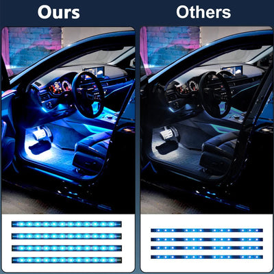 RGB Car Interior Neon Lights with Wireless Remote Control