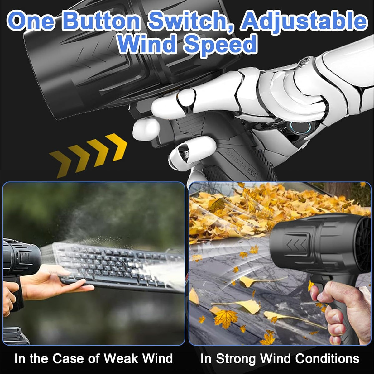 Jet Blower with Charger & 2 x Battery