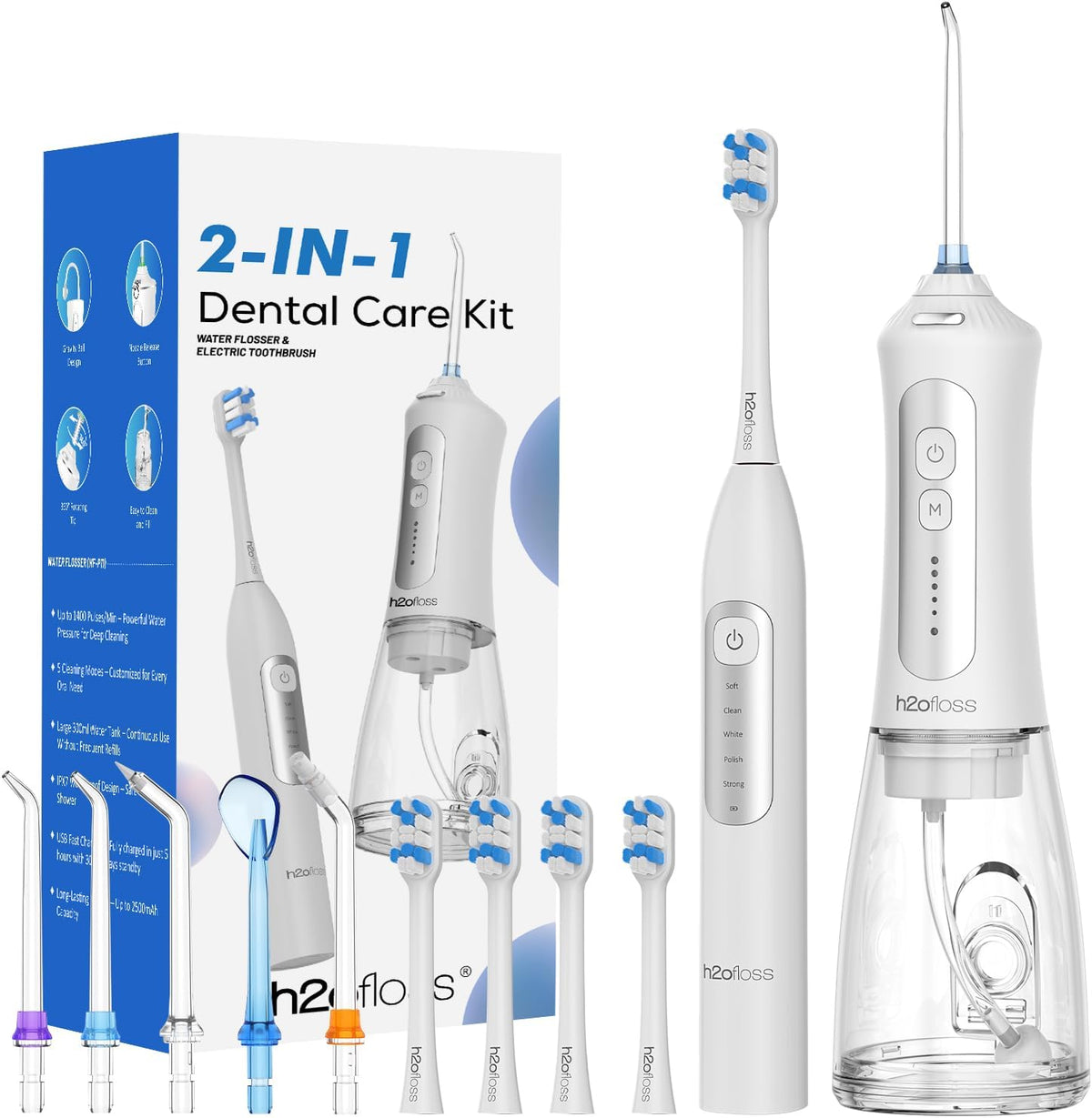 2 in 1 Oral Irrigator جهاز الري الفموي