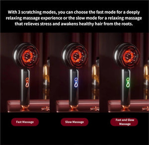 Scalp Massager Brush (Red)