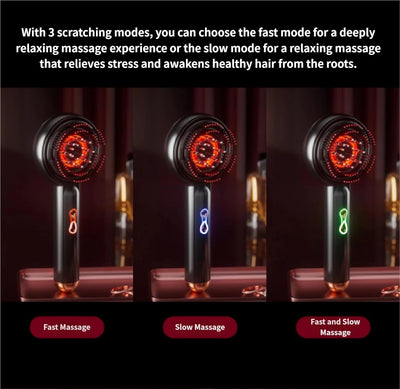 Scalp Massager Brush (Red)