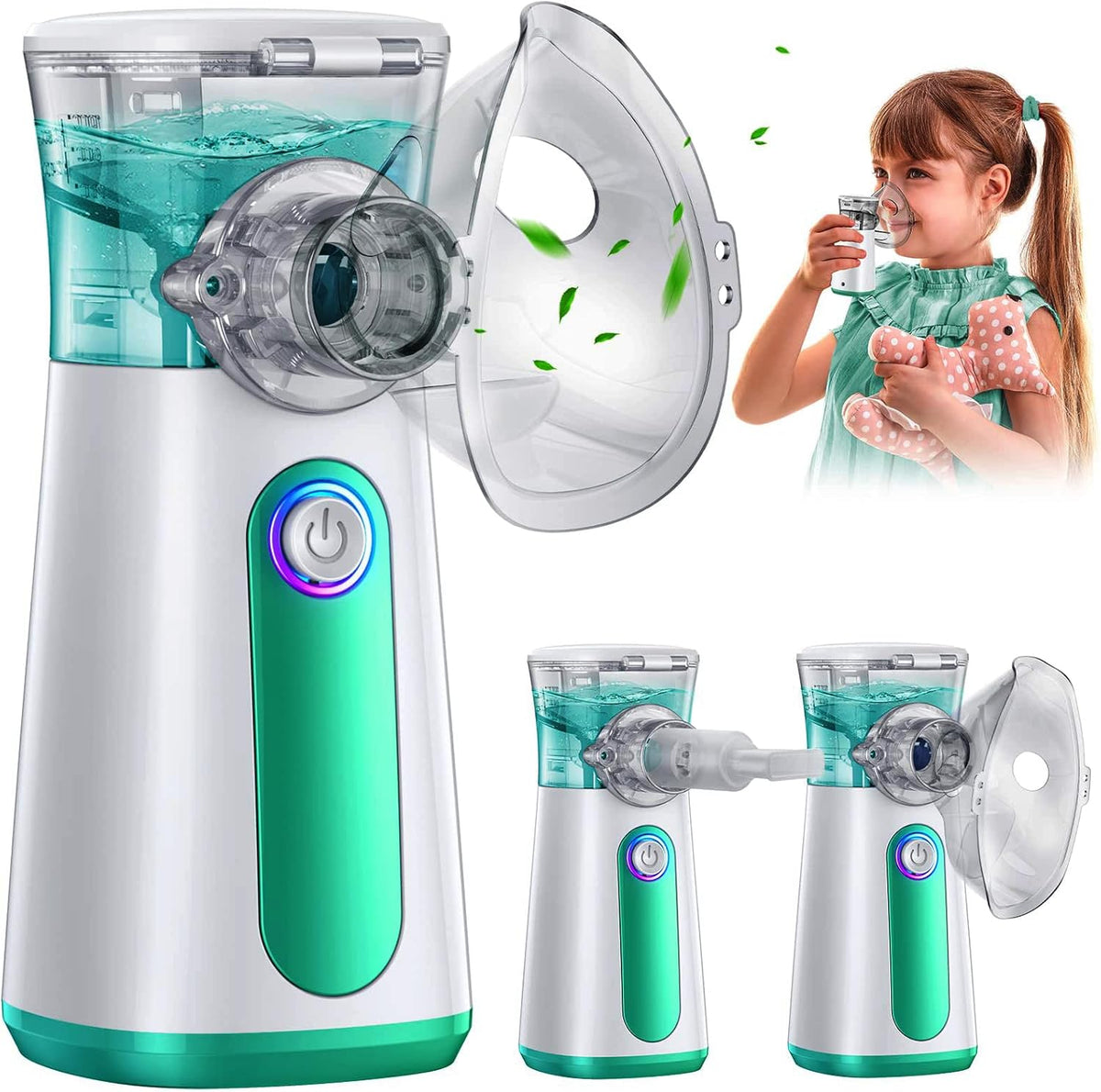 Portable Mesh Nebulizer for Quick and Silent Respiratory Relief