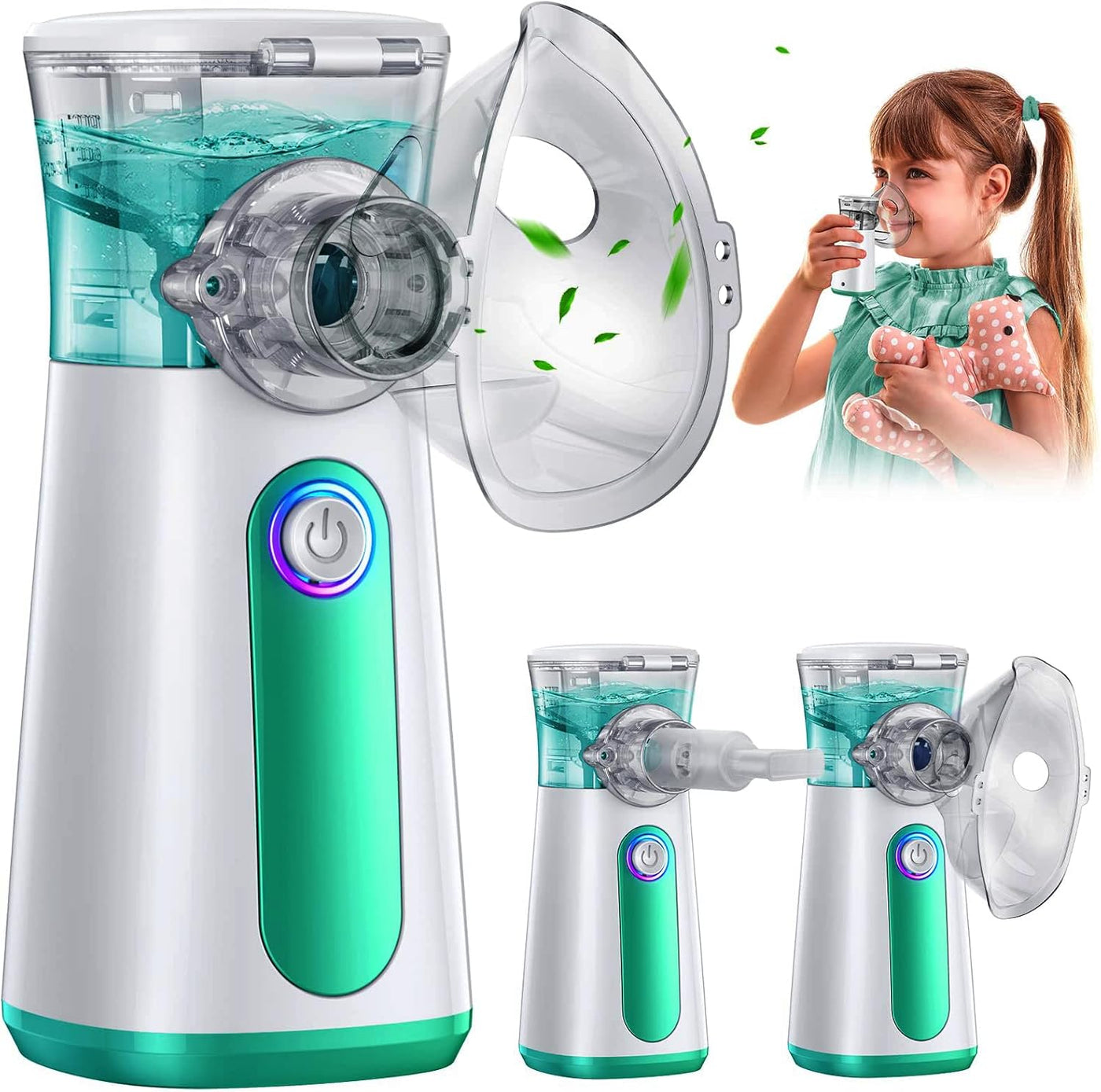 Portable Mesh Nebulizer for Quick and Silent Respiratory Relief