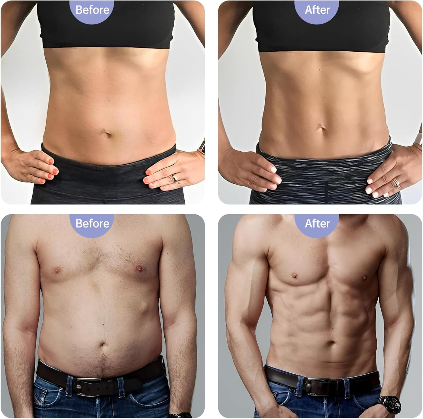 Abdominal muscle stimulator شد البطن وأنت في البيت — بدون نادي