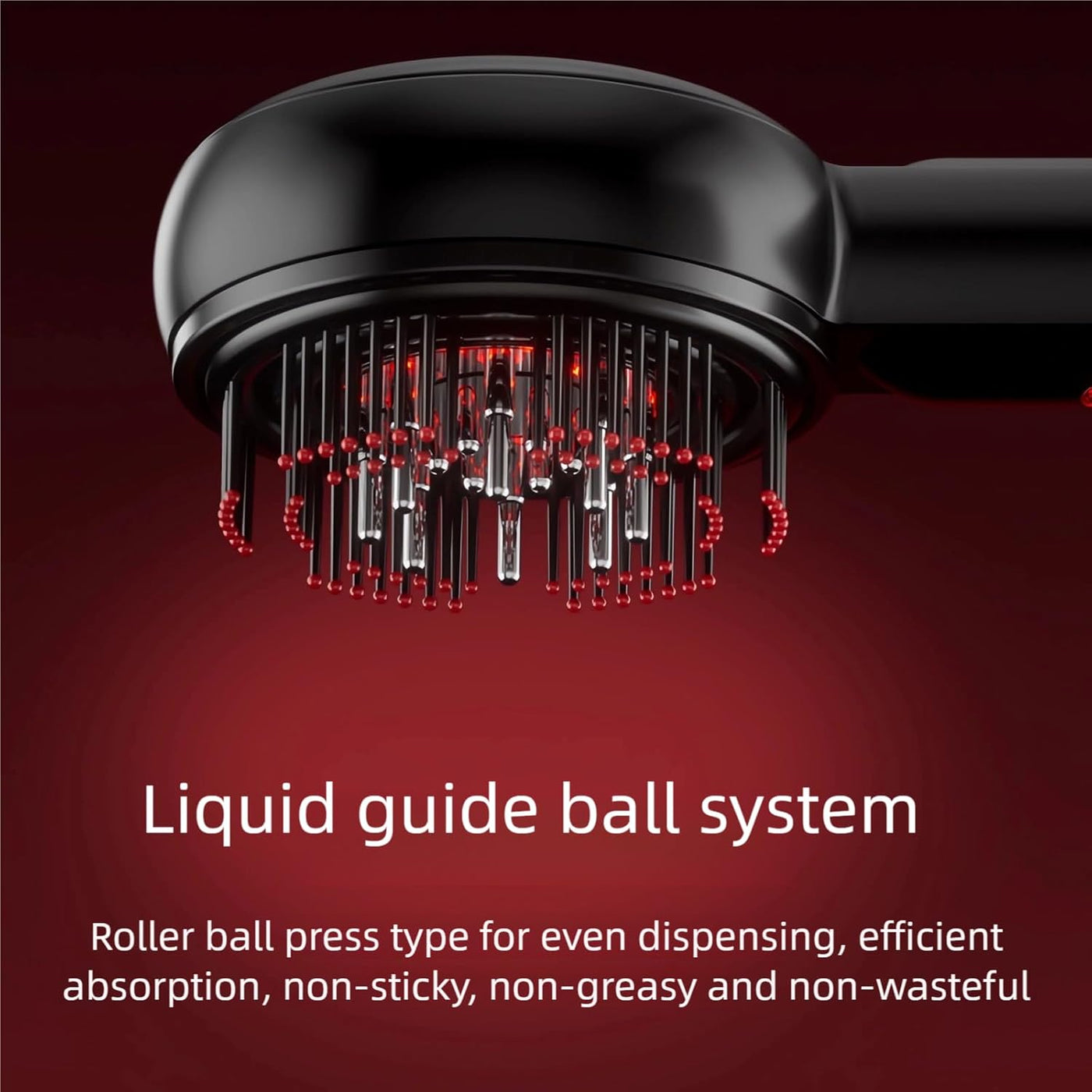 Scalp Massager Brush (Red)