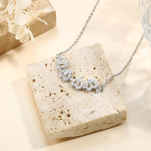 Magnetic Silver Flower Pendent