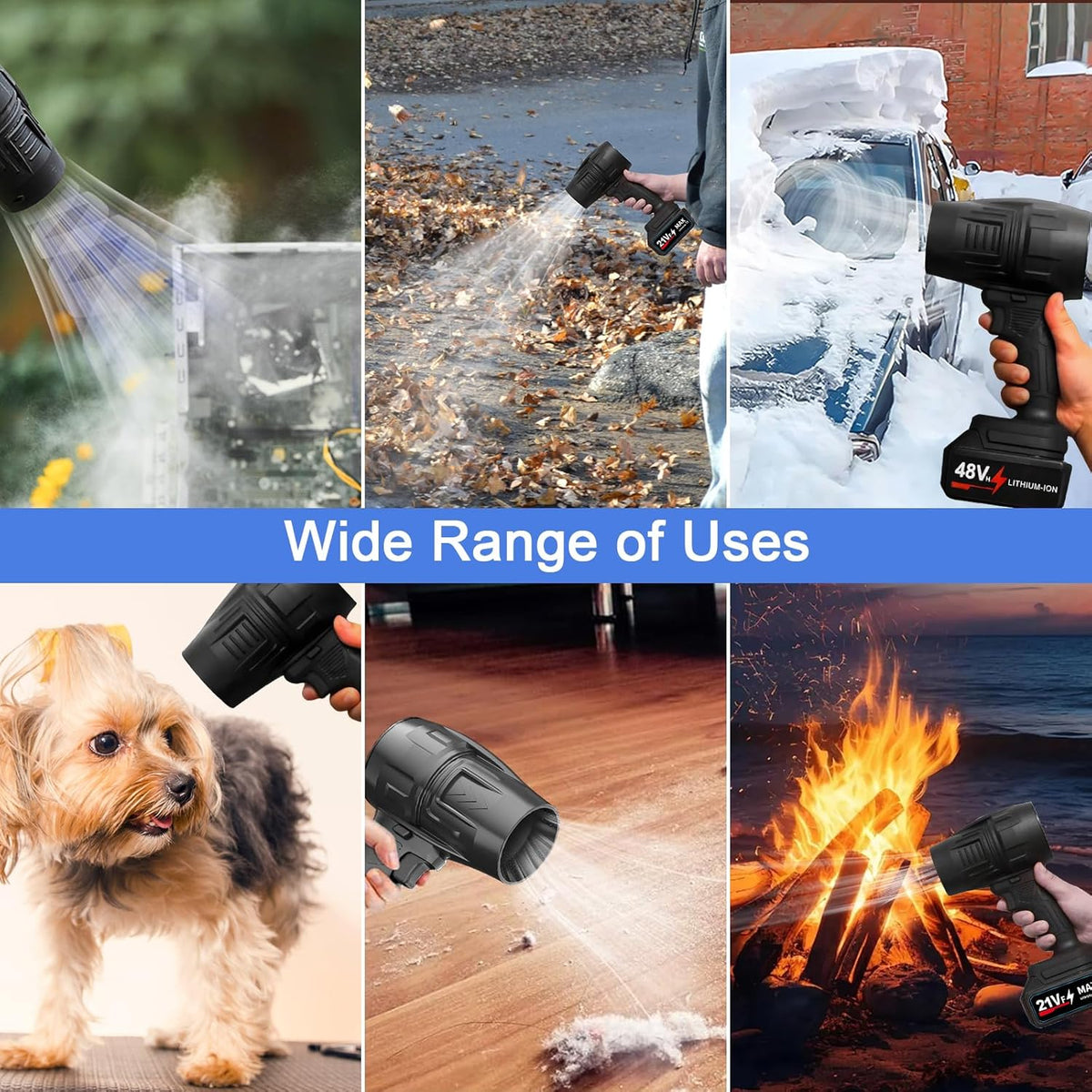 Jet Blower with Charger & 2 x Battery