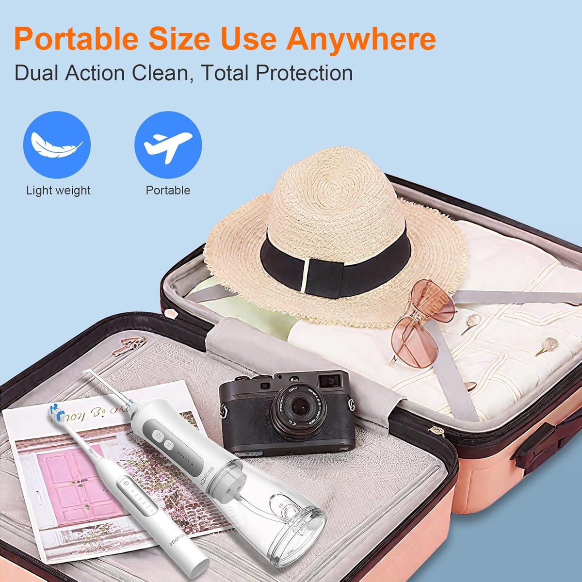 2 in 1 Oral Irrigator جهاز الري الفموي