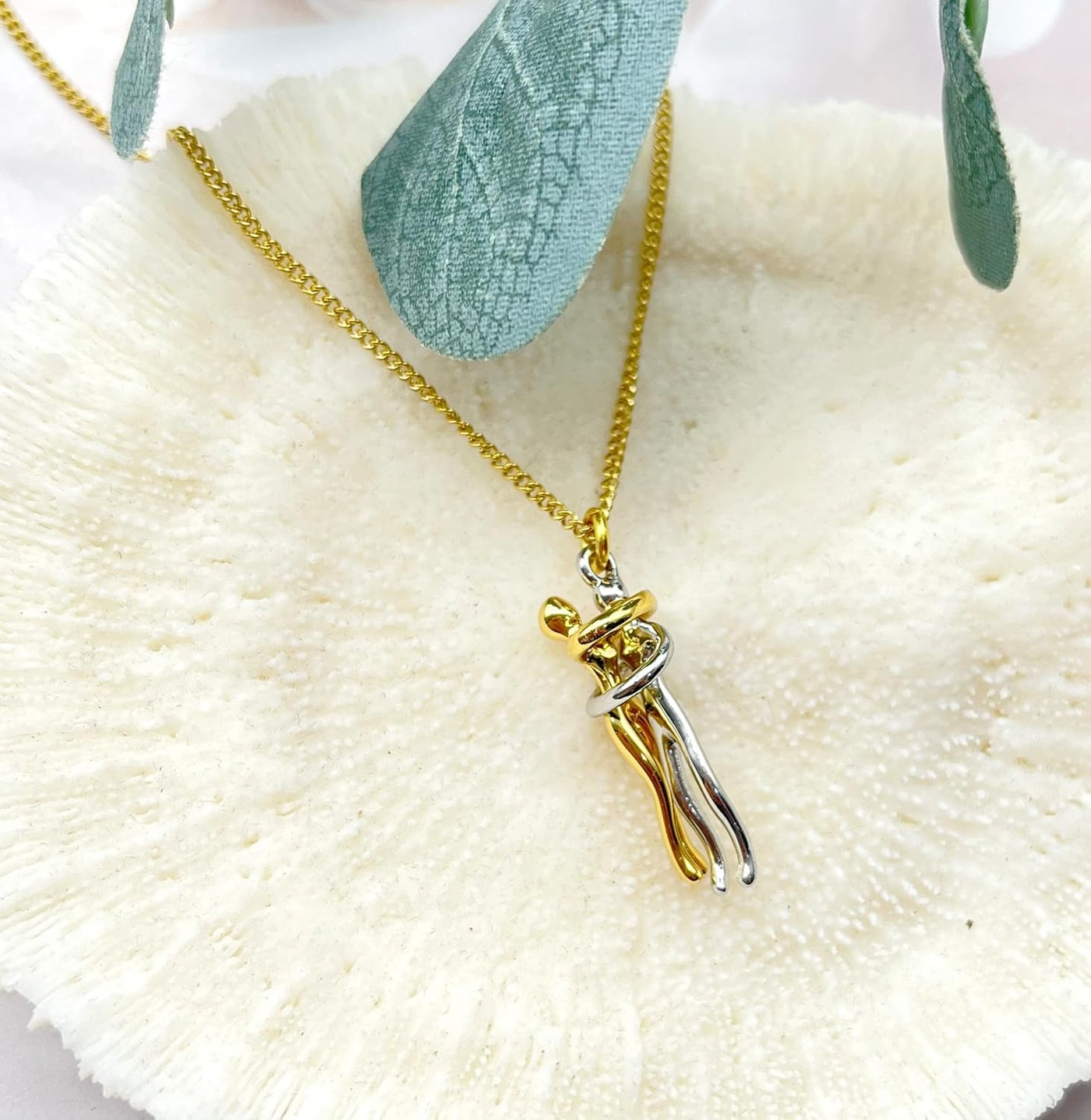 Couple Golden Pendant